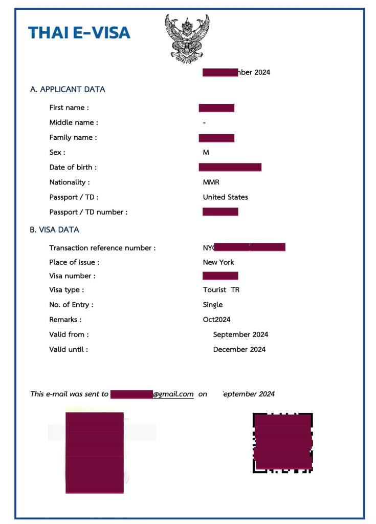 thai e-visa application service ထိုင်းဗီဇာဝန်ဆောင်မှု